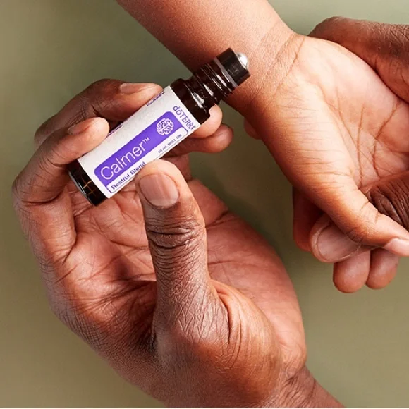 Calmer Restful Blend Essential Oil Roll-On Bottle, doTERRA, 10ml - Picture 5 of 14